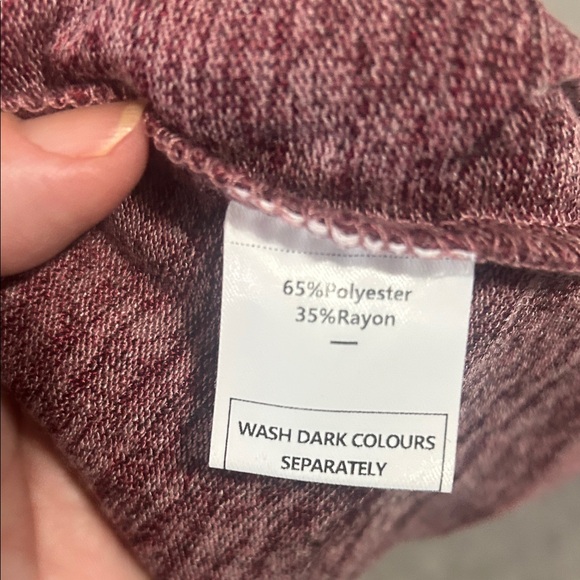 Chic Burgundy Women's Blouse - Picture 3 of 14